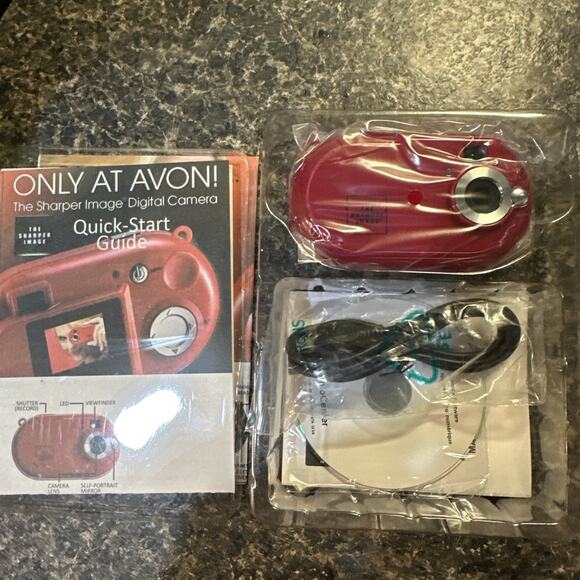 The Sharper Image Avon Digital Camera Brand Open Box Red Complete open box - Picture 4 of 4